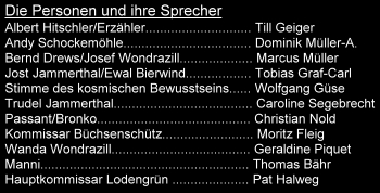 Sprecher Folge 1